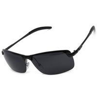 Men Black UV400 Polarized Sunglasses Outdoor Glasses Driving Goggles