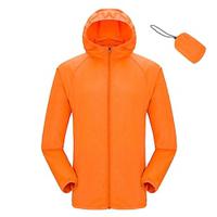 Men's Coat Casual Jacket Outdoor Street Sun Protection Sunscreen Summer Plain Vacation Fashion Hooded Regular Black White Orange Gray Jacket Lightinthebox