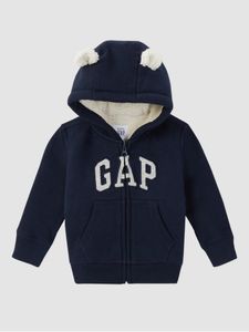 Baby Gap Cozy-Lined Logo Hoodie Sweatshirt
