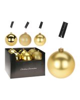 Homesmiths Christmas Ball 140mm Gold Assorted 1 Piece