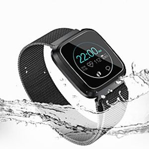 LITBest KL18 Smartwatch Fitness Running Watch Bluetooth Timer Stopwatch Pedometer Waterproof Touch Screen Blood Pressure Measurement IP68 42mm Watch Case for Android iOS Men Women / Sports miniinthebox