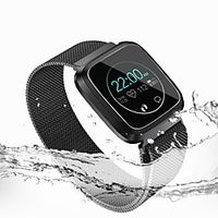 LITBest KL18 Smartwatch Fitness Running Watch Bluetooth Timer Stopwatch Pedometer Waterproof Touch Screen Blood Pressure Measurement IP68 42mm Watch Case for Android iOS Men Women / Sports miniinthebox - thumbnail
