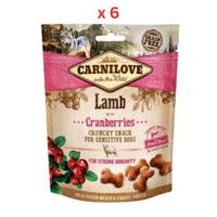 Carnilove Lamb with Cranberries Crunchy Snack for Sensitive Dogs 200g Pack Of 6