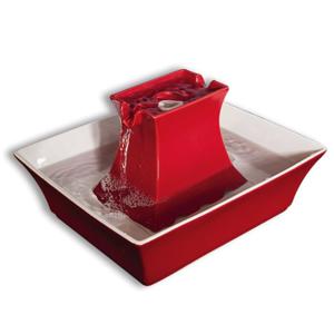 Drinkwell Pagoda Pet Fountain Red