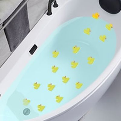 6pcsset Cute Little Yellow Duck Non-Slip Bathtub Decals for Kids - Fun and Safe Bathroom Stickers for Home Decor. Lightinthebox