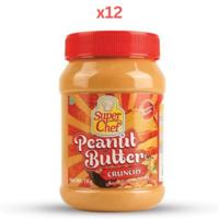 Super Chef Butter Peanut Crunchy 1Kg (Pack Of 12)