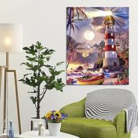 DIY Acrylic Painting Kit Lighthouse Oil Painting By Numbers On Canvas For Adults Unique Gift Home Decor 16 20 Inch Lightinthebox