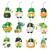 24pcs St Patrick's Day Decorations - Party Hanging Cards Gnomes Ornaments Banner  More! Lightinthebox - thumbnail