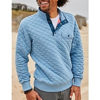 Men's Sweatshirt Blue Standing Collar Plain Sports Outdoor Daily Holiday Streetwear Basic Casual Fall Winter Clothing Apparel Hoodies Sweatshirts Lightinthebox Men's Sweatshirt Blue Standing Collar Plain Sports Outdoor Daily Holiday Streetwear Basic Casual Fall Winter Clothing Apparel Hoodies Sweatshirts Lightinthebox