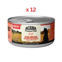Acana Premium Salmon & Chicken Pate Cat Wet Food 85G Pack Of 12