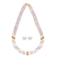Sri Jagdamba Pearls Classic Pearl Set - JPJUL-20-88