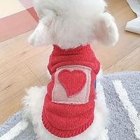 Little Dog Clothes Pet Cat Teddy Clothing Autumn and Winter Sweaters Warm Nordic Star Bears Pome Fadou Lightinthebox - thumbnail