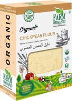 Farm Organic Chickpeas Kabuli Chana Flour 1kg