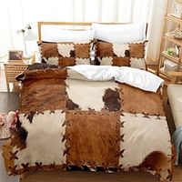 fur and pelts of various animals Pattern Duvet Cover Bedding Sets Comforter Cover with 1 print Print Duvet Cover or Coverlet,2 Pillowcases for Double/Queen/King miniinthebox - thumbnail
