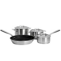 Miele Fiskars All Steel Starter Pan Set 4 pieces Stainless Steel Cookware