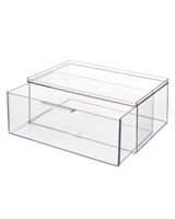 The Home Edit All Purpose Large Drawer Deep 7 x 10.5 x 4.25 inch Clear