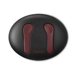 Hama 184168 Spirit Unchained ENC True Wireless, Red