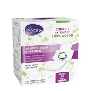 Unyque Intense Flow Sanitary pads with Flaps x10