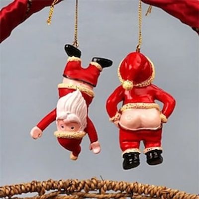 1pc Resin Santa Claus Pendant, Christmas Tree Decoration, Christmas Window Decoration, Gift Decorations, Small Decorations Lightinthebox