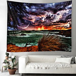 Horse Elephant Landscape Wall Tapestry Art Deco Blanket Curtain Hanging Home Bedroom Living Room Decoration Lightinthebox