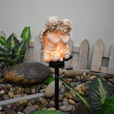 Angel Solar Garden Light - LED Waterproof Angel Light for Garden Balcony Yard Lawn Pathway Walkway - Garden Solar Powered Outdoor Decor Memorial Gifts and Solar Pathway Lights Lightinthebox