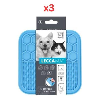 M-Pets Lecca Mat Blue Small (Pack of 3)