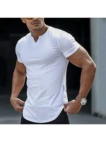 V-neck Men's Casual T-shirt Tops