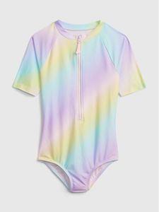 Kids Recycled Ombre Swim One-Piece Rash Guard
