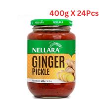 Nellara Ginger Pickle 400g Glass Jar (Pack of 24)
