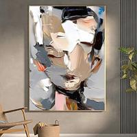 Handmade Oil Painting Canvas Wall Art Decoration Thick oil Modern Abstract Figure for Home Decor Rolled Frameless Unstretched Painting Lightinthebox