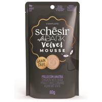 Schesir After Dark Velvet Mousse For Cat - Chicken With Duck - 80G