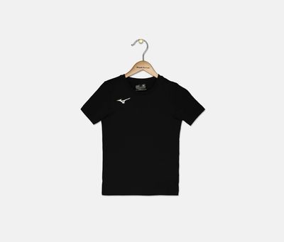 Juniors Embroidered Logo Tee Black Juniors Embroidered Logo Tee Black