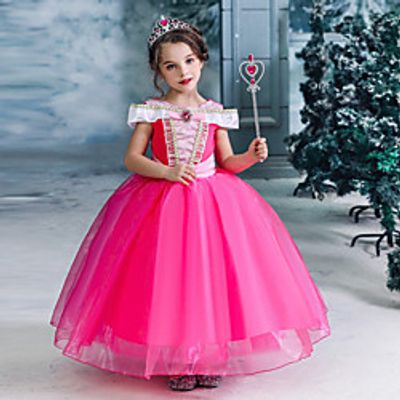 Ball Gown Floor Length Flower Girl Dresses Party Tulle Sleeveless Jewel Neck with Solid miniinthebox