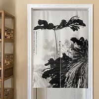 Japanese Noren Curtain Door Cover Doorway Curtain Panel Traditional Chinese Painting Door Tapestry Room Divider Curtains for Kitchen Sushi Bathroom Livingroom Bedroom miniinthebox