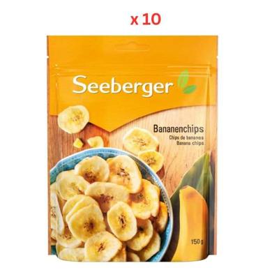 Seeberger Banana Chips 10X150G