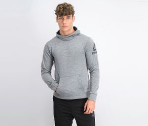 Mens Workout Ready Doubleknit Hoodie  Medium Grey
