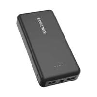 Ravpower RP-PB1216-BK Pioneer 15W 20000mAh PD 4 Port Power Bank, Black