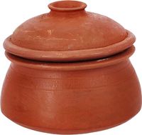 Royalford Briyani Pot With Lid Handmade Clay Cookware - RF10591