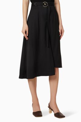 Railey Belted Wool Culotte Railey Belted Wool Culotte