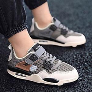 Boys' Trainers Athletic Shoes Comfort Mesh Lace up Big Kids(7years ) Daily Running Shoes Blue Orange Brown Summer miniinthebox