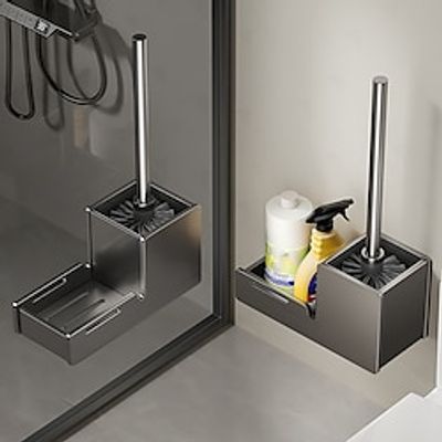 Toilet brush for Household Use, No Punching, Toilet Brush for Bathroom, Toilet Seat Cleaning, Toilet Washing, Brush Head Lightinthebox Toilet brush for Household Use, No Punching, Toilet Brush for Bathroom, Toilet Seat Cleaning, Toilet Washing, Brush Head Lightinthebox