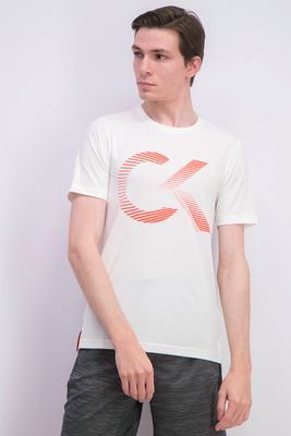 Mens Graphic T-Shirts White/Orange Mens Graphic T-Shirts White/Orange