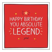 Happy Jackson You Absolute Legend You Greeting Card (15 x 15cm)