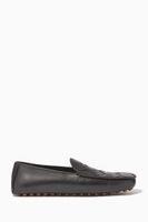 Douglas Intrecciato Leather Slippers - thumbnail