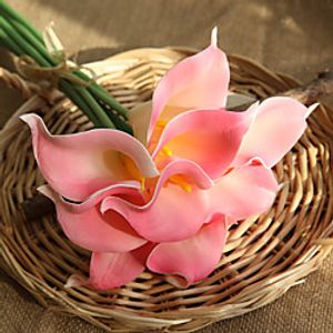 5pcs Simulation Calla Lily Decoration Flower Holiday Wedding Simulation Flower Lightinthebox