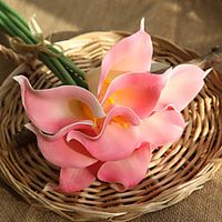5pcs Simulation Calla Lily Decoration Flower Holiday Wedding Simulation Flower Lightinthebox - thumbnail