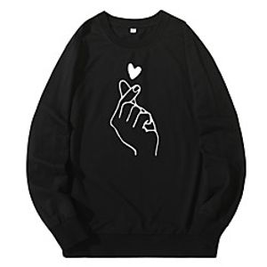Women's Hoodie Sweatshirt Graphic Daily Casual Hoodies Sweatshirts  Blue Yellow Blushing Pink miniinthebox
