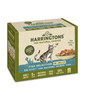 Harringtons Fish in Jelly Wet Cat Food Multipack 12 Pouches