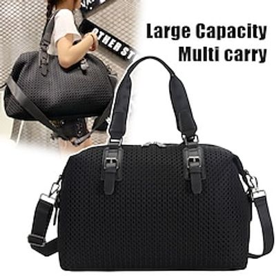 Men's Women's Handbag Crossbody Bag Shoulder Bag Gym Bag Duffle Bag Polyester Outdoor Daily Holiday Zipper Large Capacity Durable Multi Carry Solid Color Black miniinthebox Men's Women's Handbag Crossbody Bag Shoulder Bag Gym Bag Duffle Bag Polyester Outdoor Daily Holiday Zipper Large Capacity Durable Multi Carry Solid Color Black miniinthebox