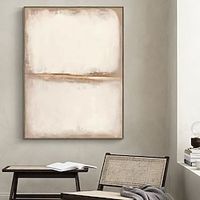 Large  Hand Painted Wall Art Abstract gold Oil Painting On Canvas Modern Oil Painting Hand Painted painting Wall Art picture For Home Decor ready to hang or canvas Lightinthebox - thumbnail